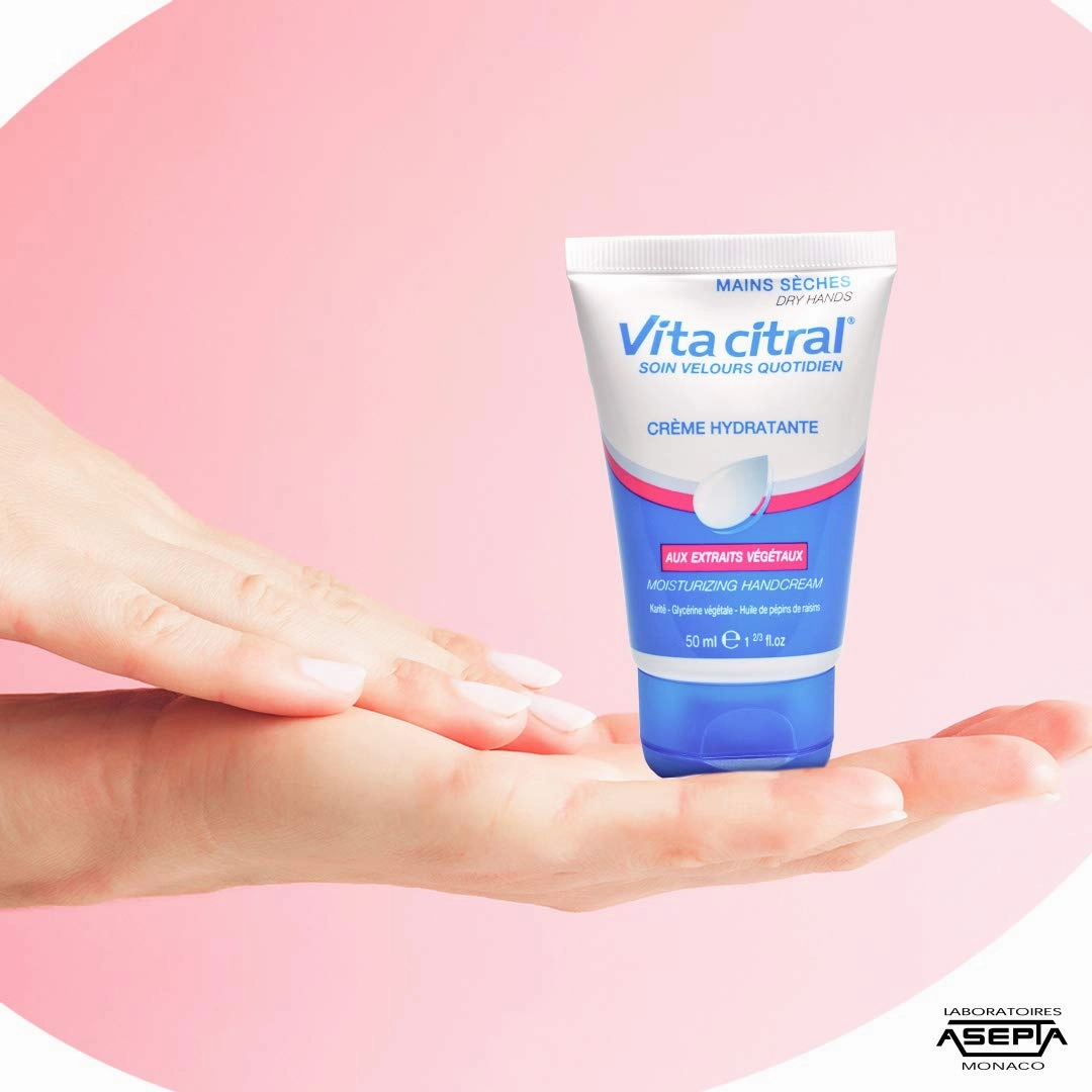 Vita Citral Moisturizing Hand Cream for Dry Hands 100ml   33% Free - Intense Soothing and Softening Cream for Dry Hands