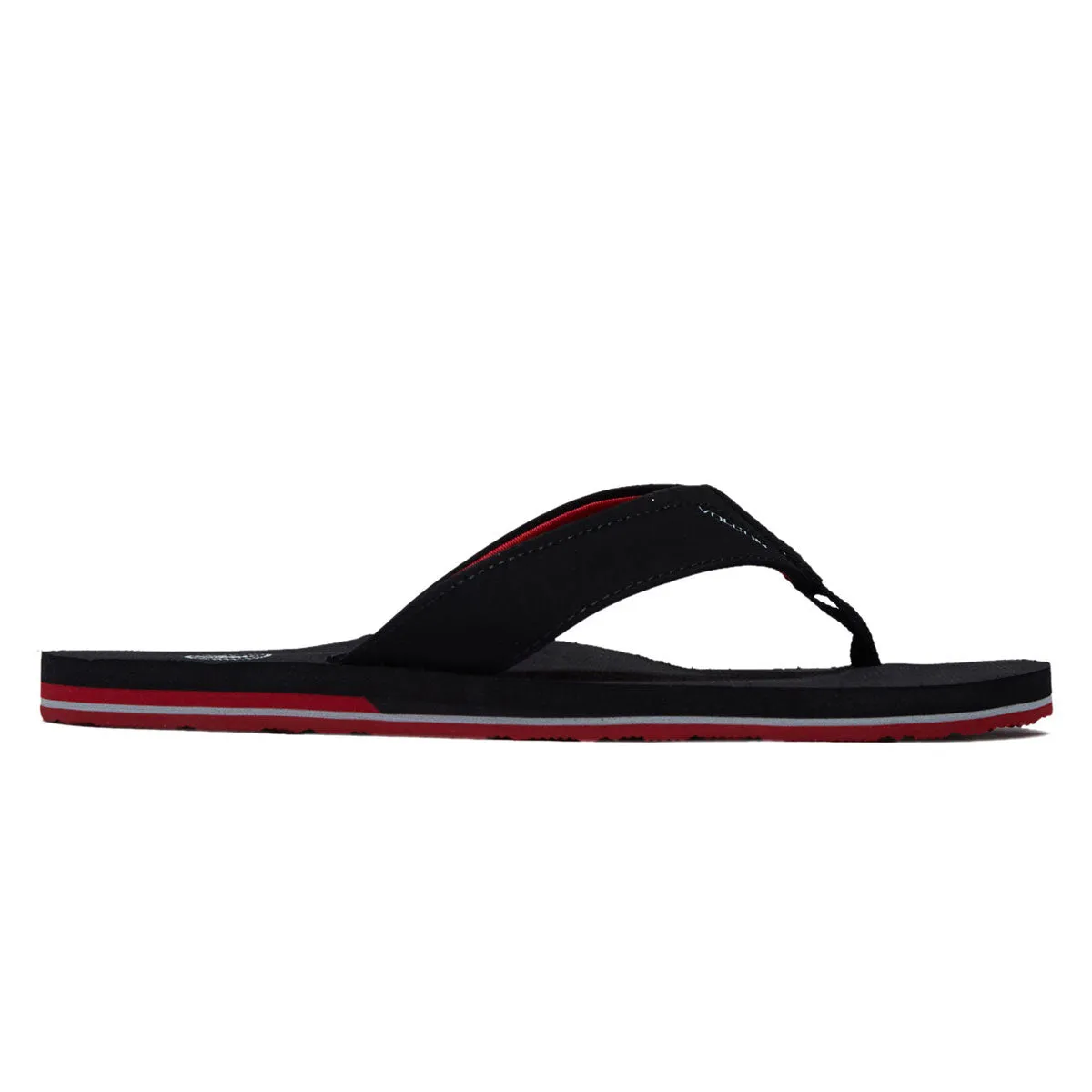 Volcom Victor Sandals - Black Red Soap Gym Wear