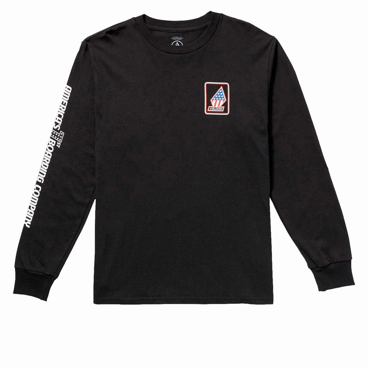 Volcom 1st Boarding Co Long Sleeve T-Shirt - Black Packaging Materials Ebooks