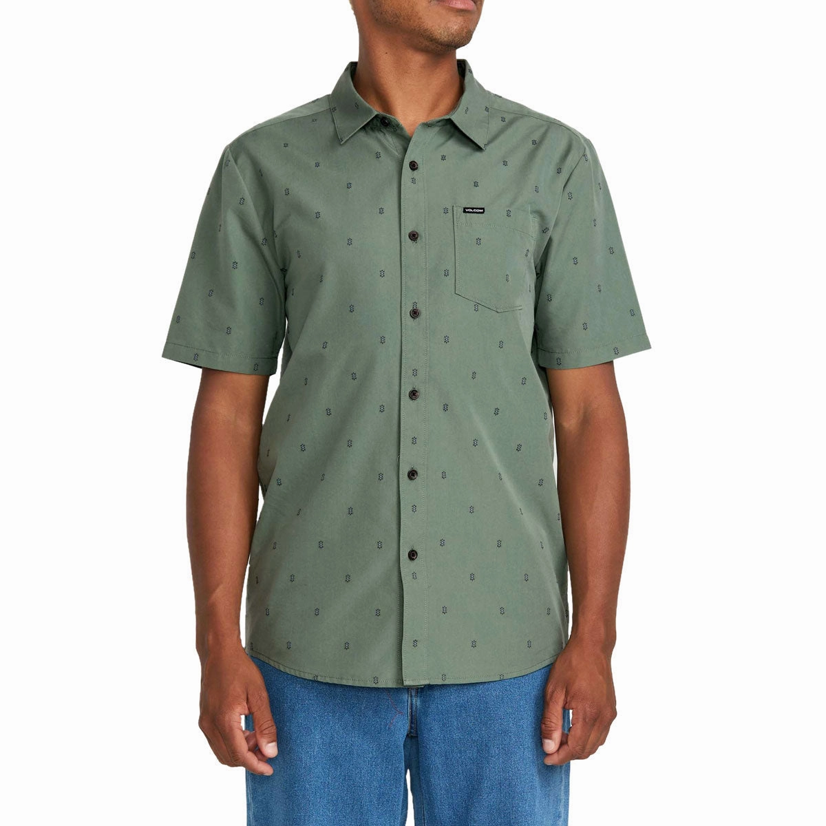 Volcom Bankstone Shirt - Light Olive Auto Accessories Style Tips
