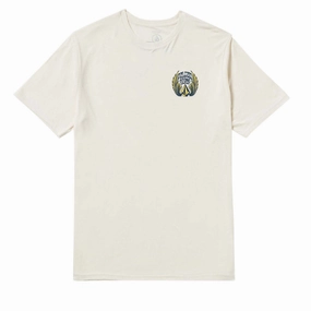 Volcom Dactyl T-Shirt - Off White/Heather Scissors Vintage-Inspired