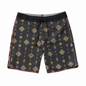 Volcom Desert Dobby Stoney 19 Boardshorts - Black Organic Food Hair Care