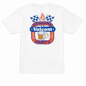 Volcom Fifth Gear T-Shirt - White Wigs Stamps