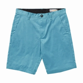 Volcom Frickin Modern Stretch 21 Shorts - Used Blue Wallets Balloons
