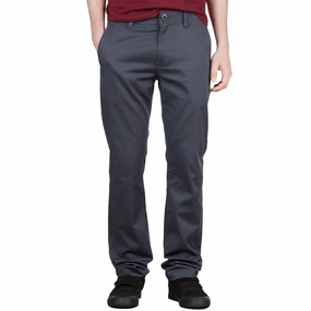 Volcom Frickin Modern Stretch Pants - Charcoal Luggage Labels