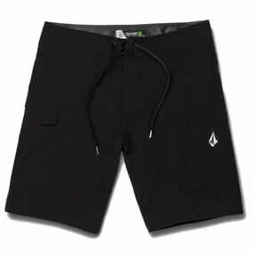 Volcom Lido Solid Mod 20 Board Shorts - Black Toys Cards