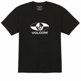 Volcom Masonite T-Shirt - Black Newspapers Memorabilia