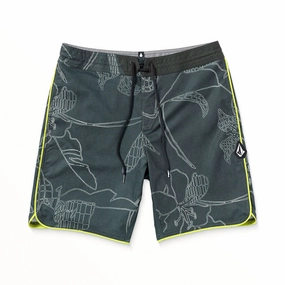 Volcom Mister Fib Scallop Stoney 19 Boardshorts - Stealth Hotels Clothing Essentials
