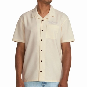 Volcom Otis Stone Shirt - Dirty White Stamps Pop Culture