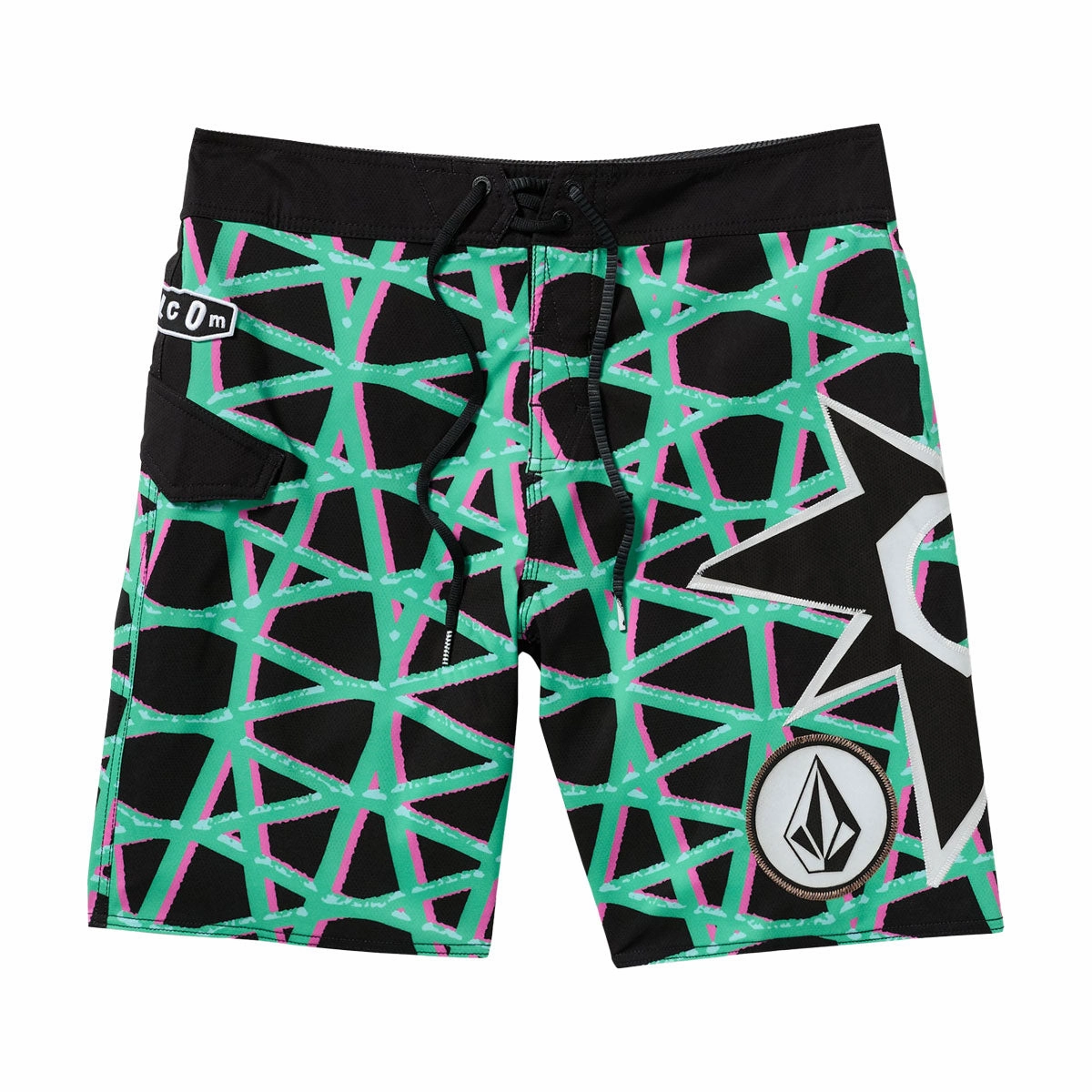 Volcom St4r G4zer Mod 20 Boardshorts - Black Medical Supplies Clothing & Shoes