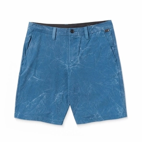 Volcom Stone Faded Hybrid 19 Shorts - Deep Blue Courses Copiers