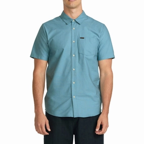 Volcom Veeco Oxford Shirt - Used Blue Basketball Cards Gift Wrapping