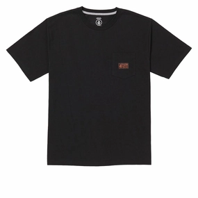 Volcom Workwear Certifico T-Shirt - Black Groceries Household Cleaning