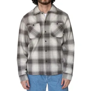 Welcome Fang Woven Plaid Long Sleeve Shirt - Black Women's Grooming Formal Wear