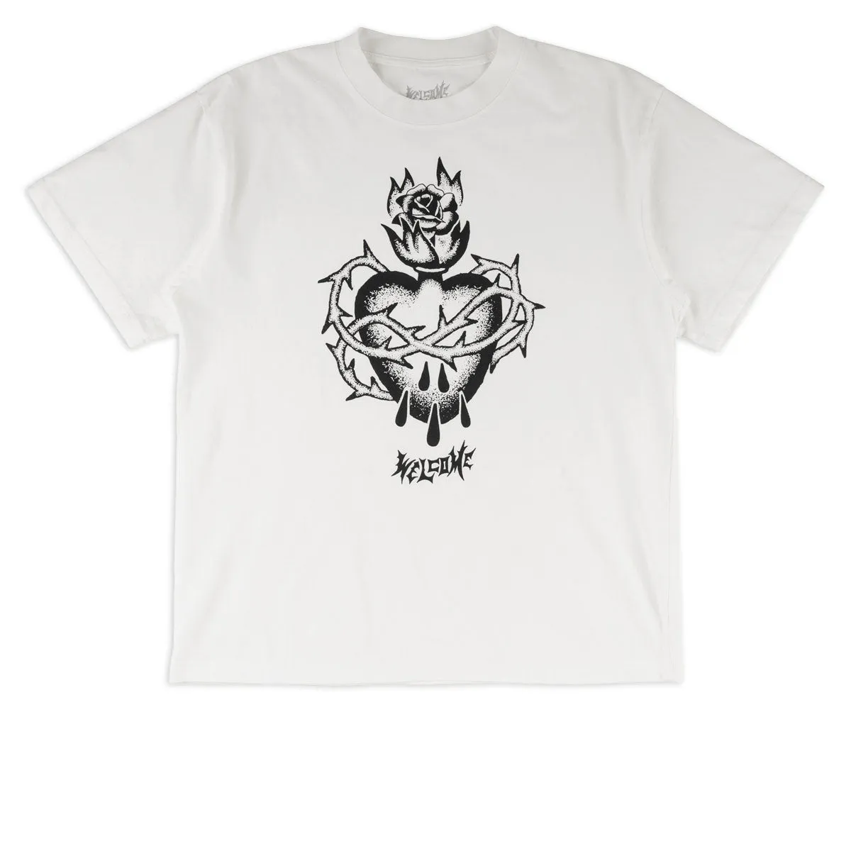 Welcome Hallowed T-Shirt - White Beauty Products Electrical Supplies