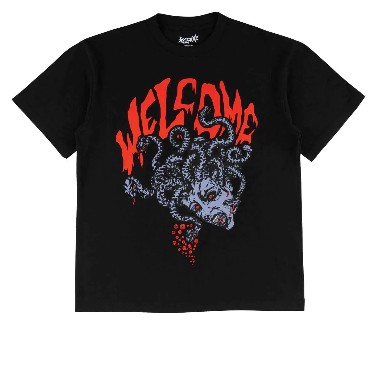Welcome Medusa T-Shirt - Black/Red Sporting Goods Limited Edition