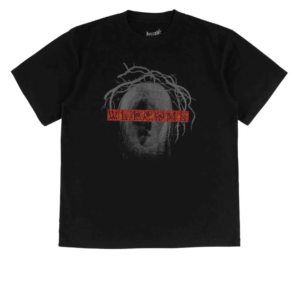 Welcome Redacted T-Shirt - Black Suede Accessories Jackets