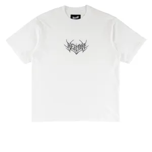Welcome Splinter Knit T-Shirt - White Design Software Patio Heaters
