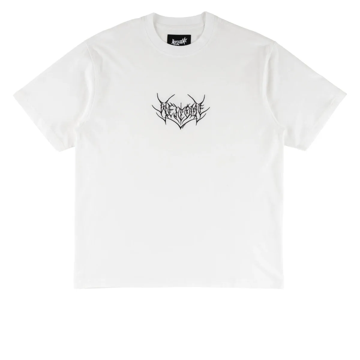 Welcome Splinter Knit T-Shirt - White Design Software Patio Heaters