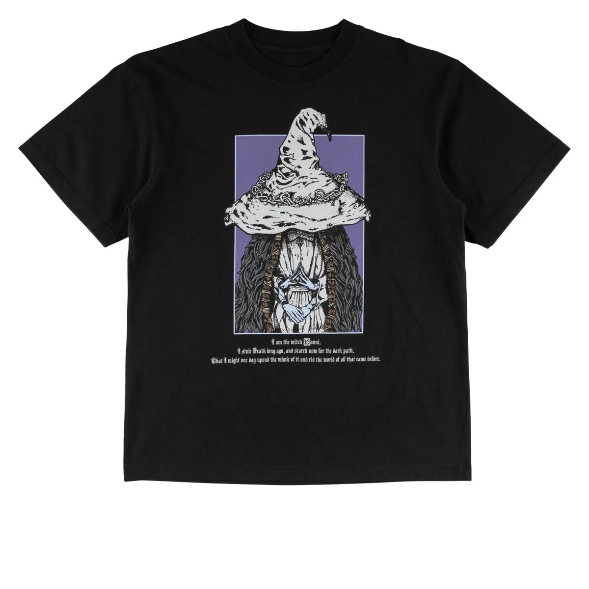 Welcome x Elden Ring Ranni T-Shirt - Black How to Style DVDs