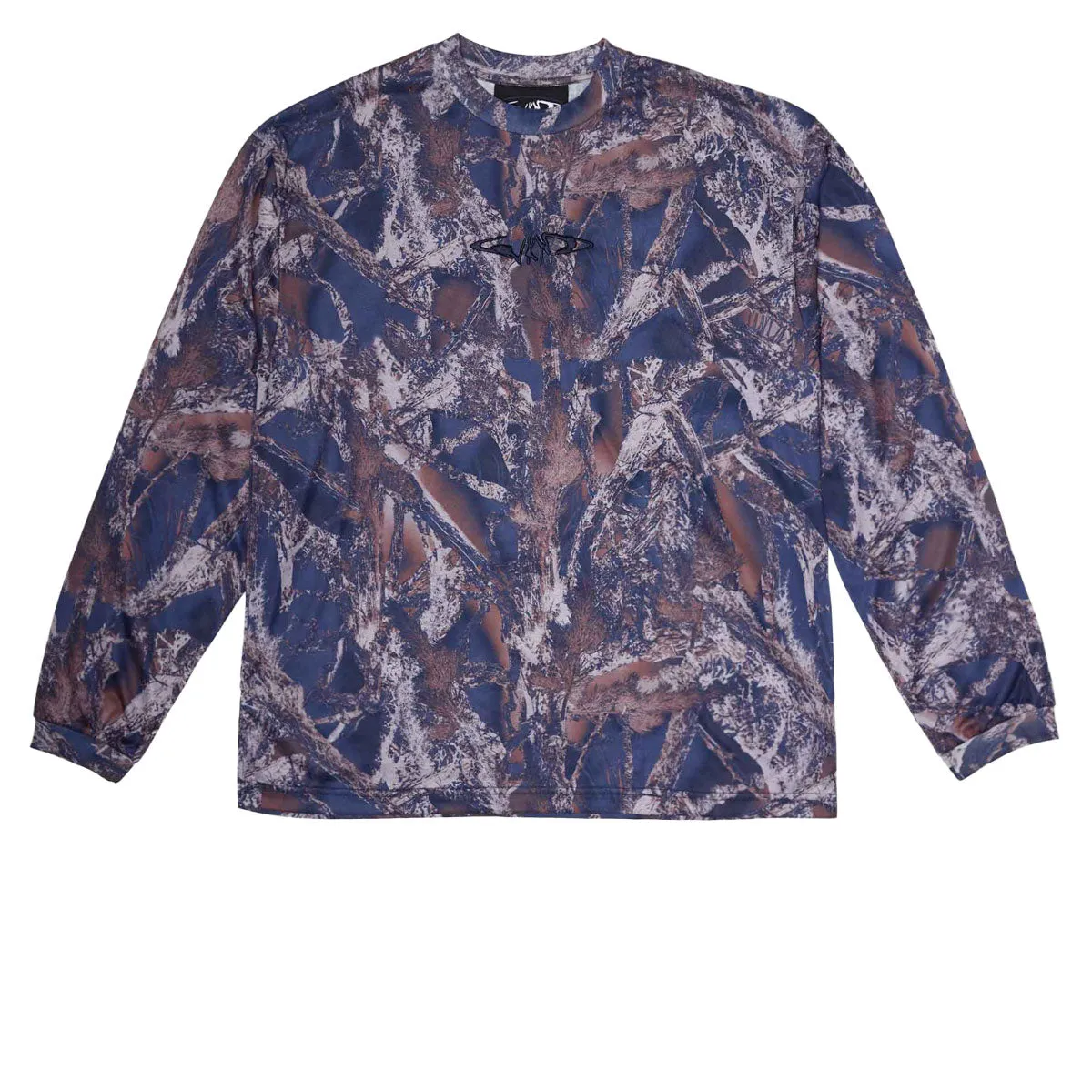 WKND Camo Long Sleeve T-Shirt - Grape Video Games Laundry Detergent