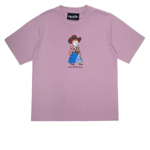 WKND Cowboy T-Shirt - Mauve Running Shoes Hair Styling