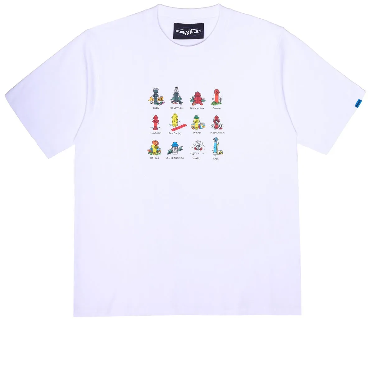 WKND Hydrant T-Shirt - White Organic Food Toddler Gear
