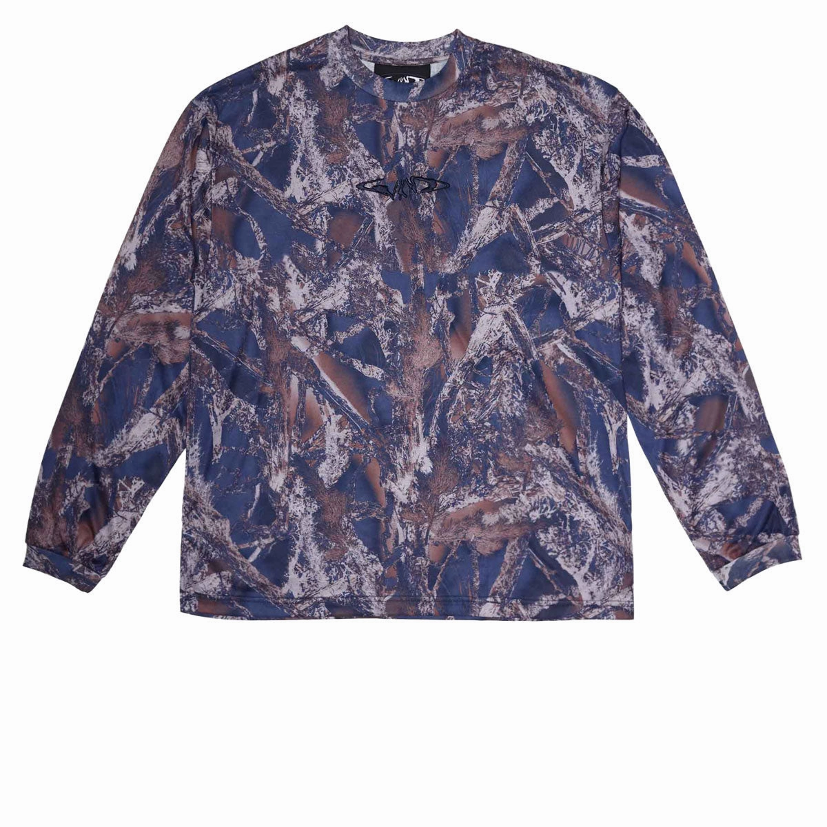 WKND Camo Long Sleeve T-Shirt - Grape Video Games Laundry Detergent