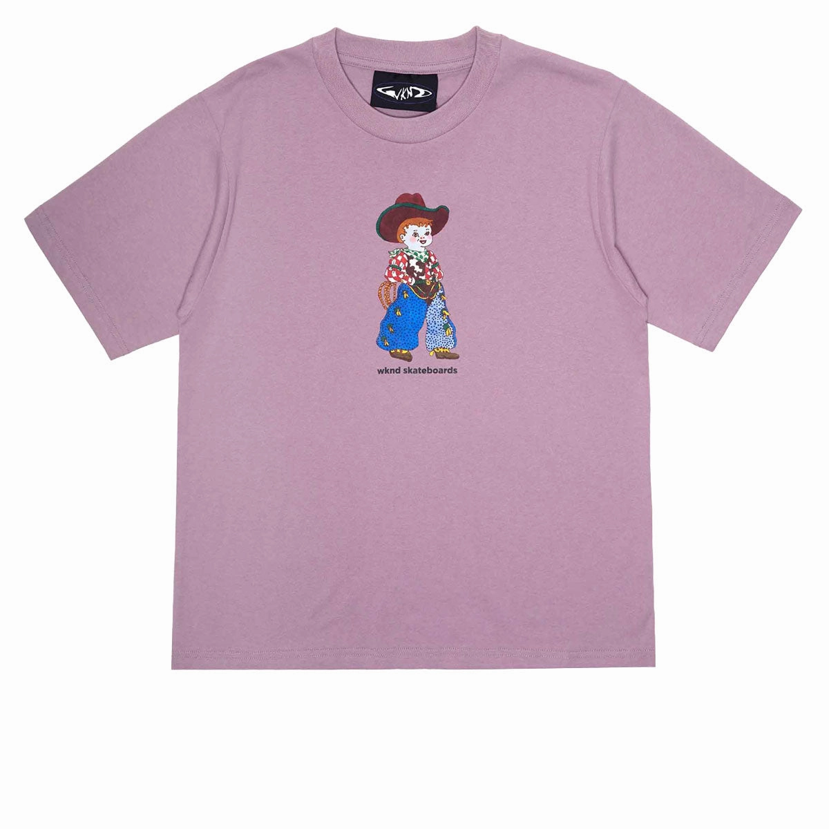 WKND Cowboy T-Shirt - Mauve Running Shoes Hair Styling