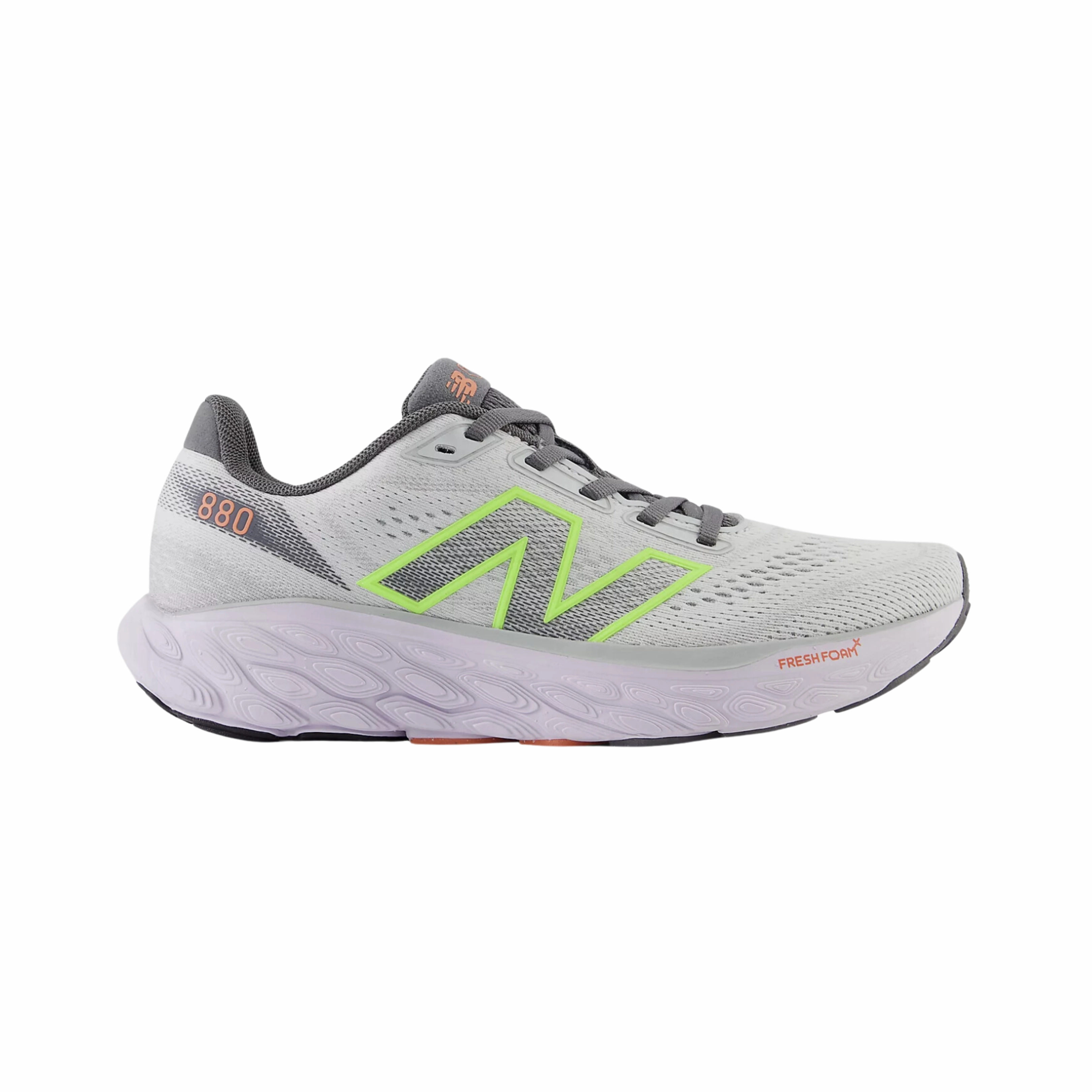 Women's Fresh Foam x 880v14 - Grey Matter with Taro and Bleached Lime Glo (B Width)