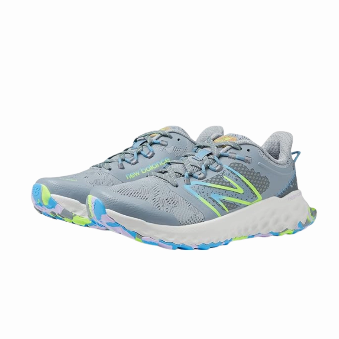 Women's Fresh Foam x Garo v1 - Silver Mink with Pixel Green (B Width)