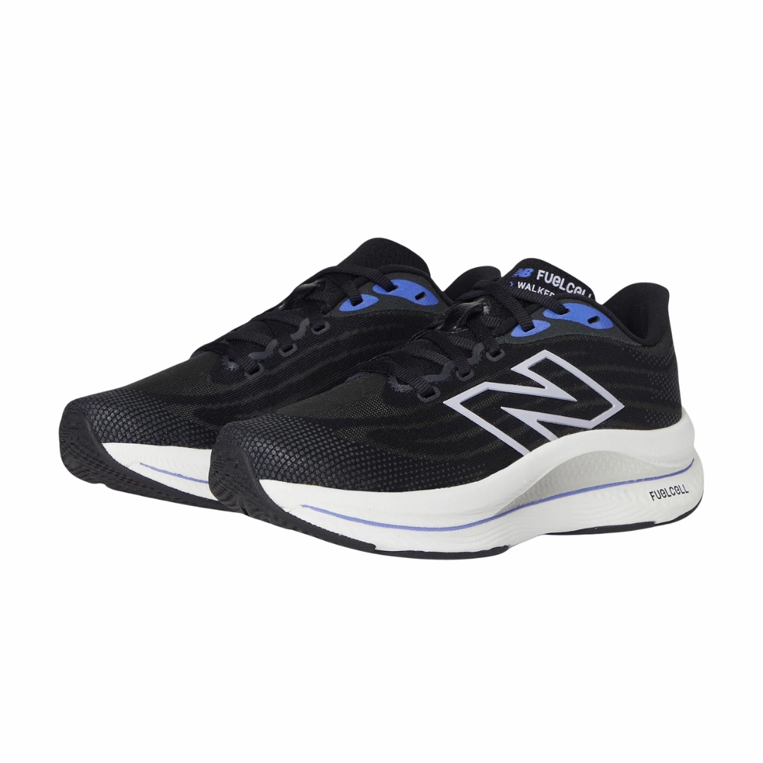 Women's FuelCell Walker Elite - Black with Electric Indigo and Grey Violet (B Width)