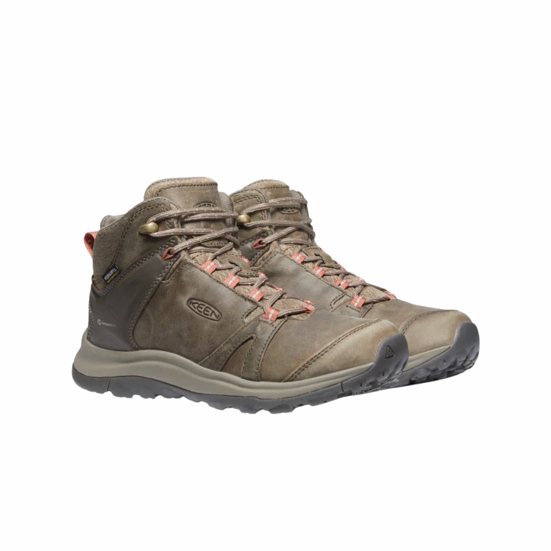 Women's Terradora II Leather Waterproof Boot - Brindle/Redwood (Regular Width)