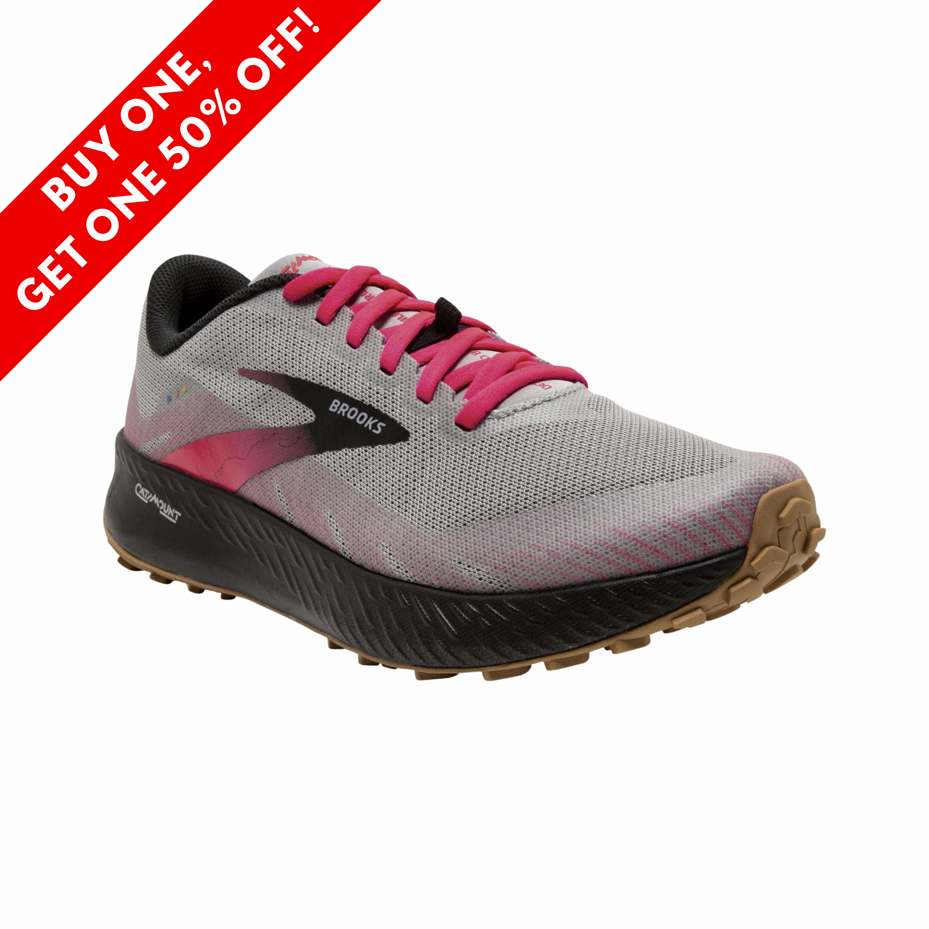 Womens Catamount  Alloy/Pink/Black (B Width)