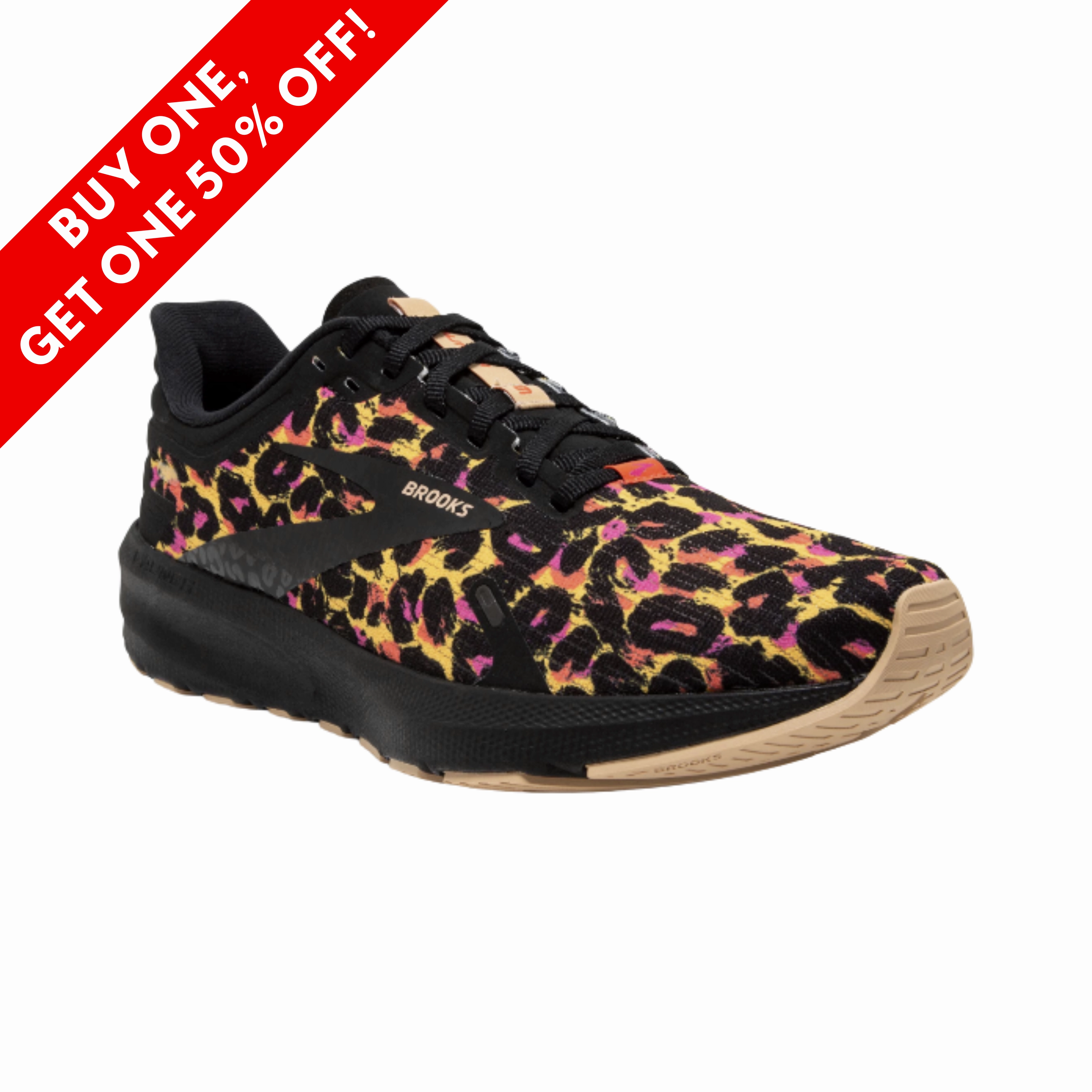 Womens Launch 9  Citrus/Coral/Black (B Width)