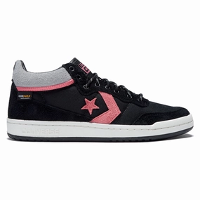 Wool Garments Converse Fastbreak Pro Mid Shoes - Black/Total Eclipse Fashion Accessories