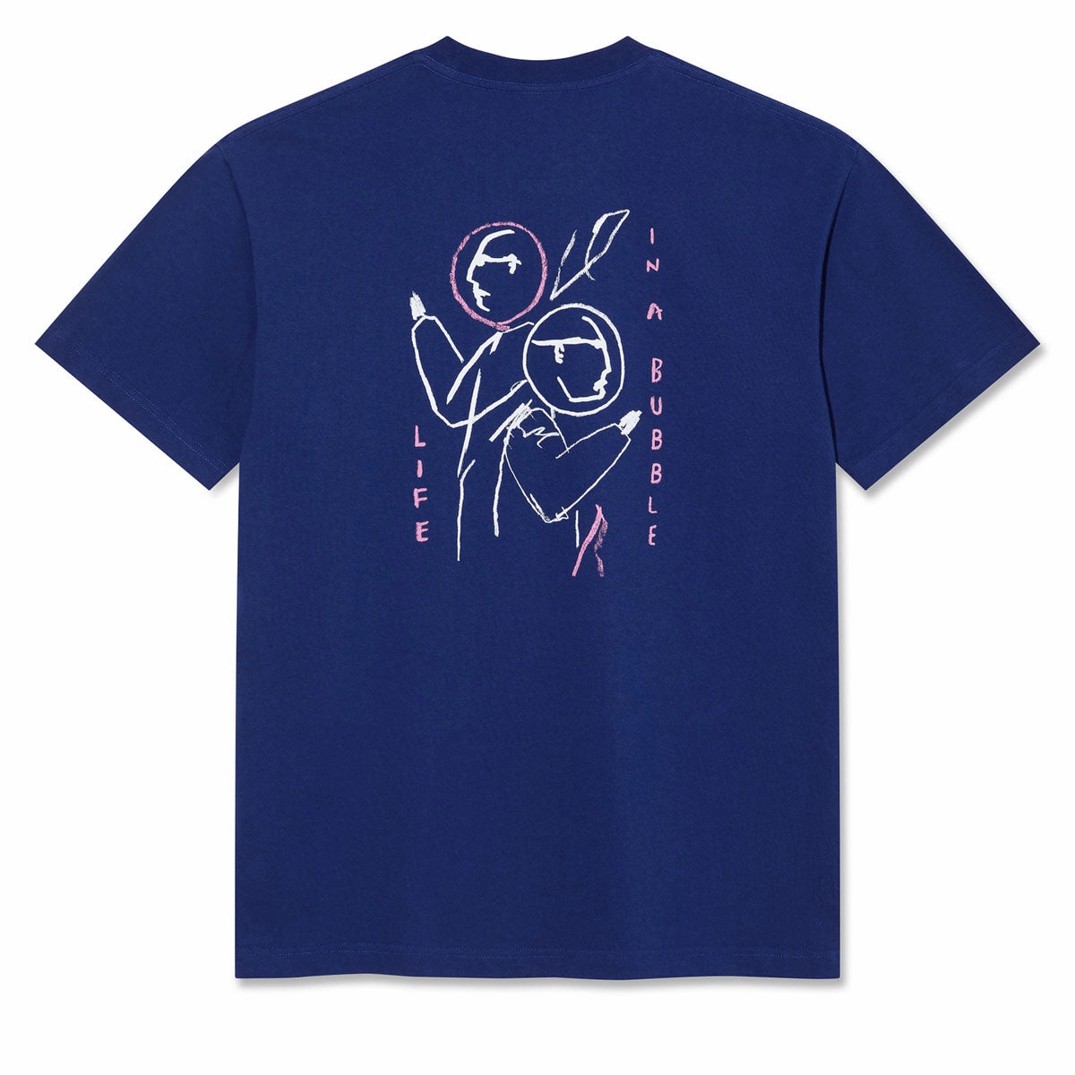 Wool Garments Polar Life in a Bubble T-Shirt - Deep Royal Blue Men's Grooming