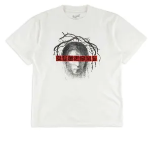 Workbooks Welcome Redacted T-Shirt - White Swimwear
