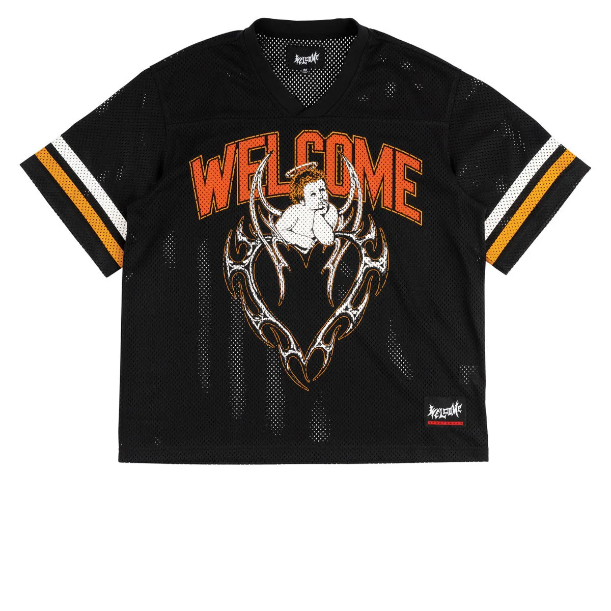 Workwear Welcome Cupid Football Jersey - Black Hospitality Supplies