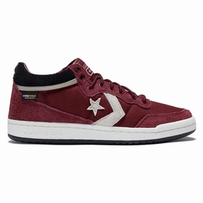 Workwear Converse Fastbreak Pro Mid Shoes - Deep Bordeaux/Papyrus/Egret Decorations