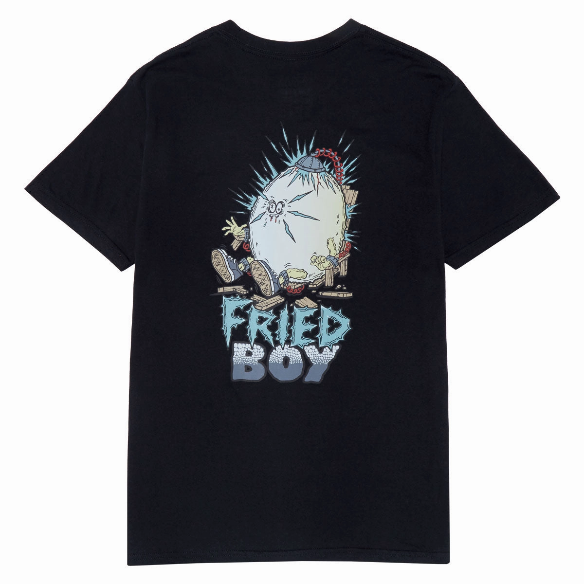 Year-Round Basics Heroin Fried Boy T-Shirt - Black Comics