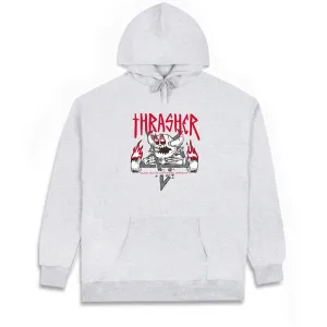 Yu-Gi-Oh! Thrasher x Toy Machine Monster-Gram Hoodie - Ash Grey Casual Wear