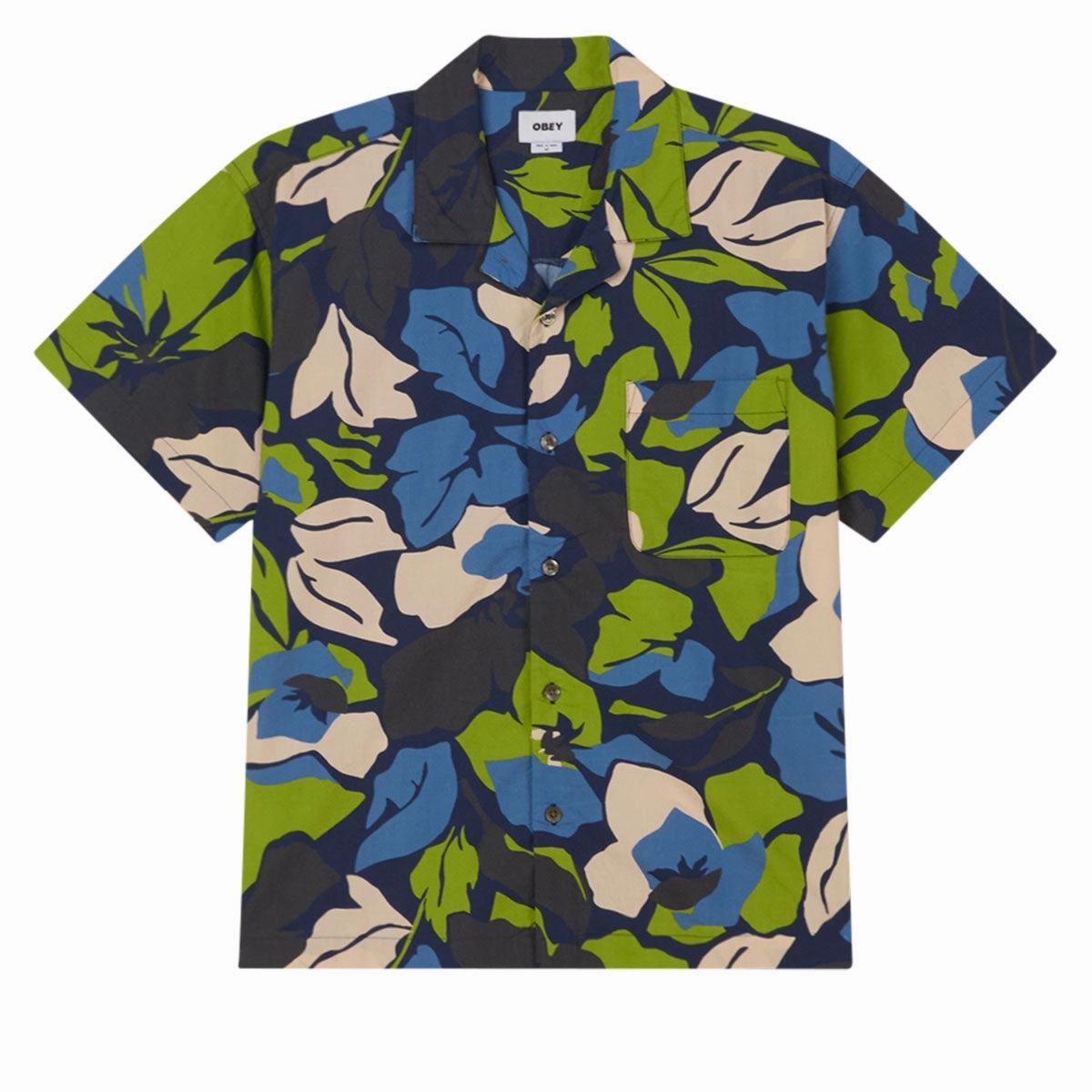 Yu-Gi-Oh! Obey Maxwell Woven Shirt - Navy Multi Toothpaste